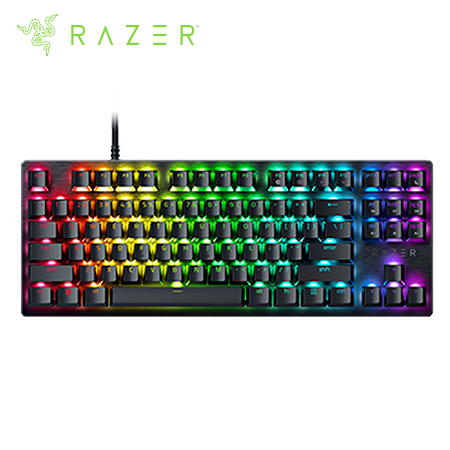 TECLADO RAZER HUNTSMAN V3 X TKL OPTO MECHANICAL SWITCH PURPLE SP CHROMA BLACK (RZ03-05021700-R311)